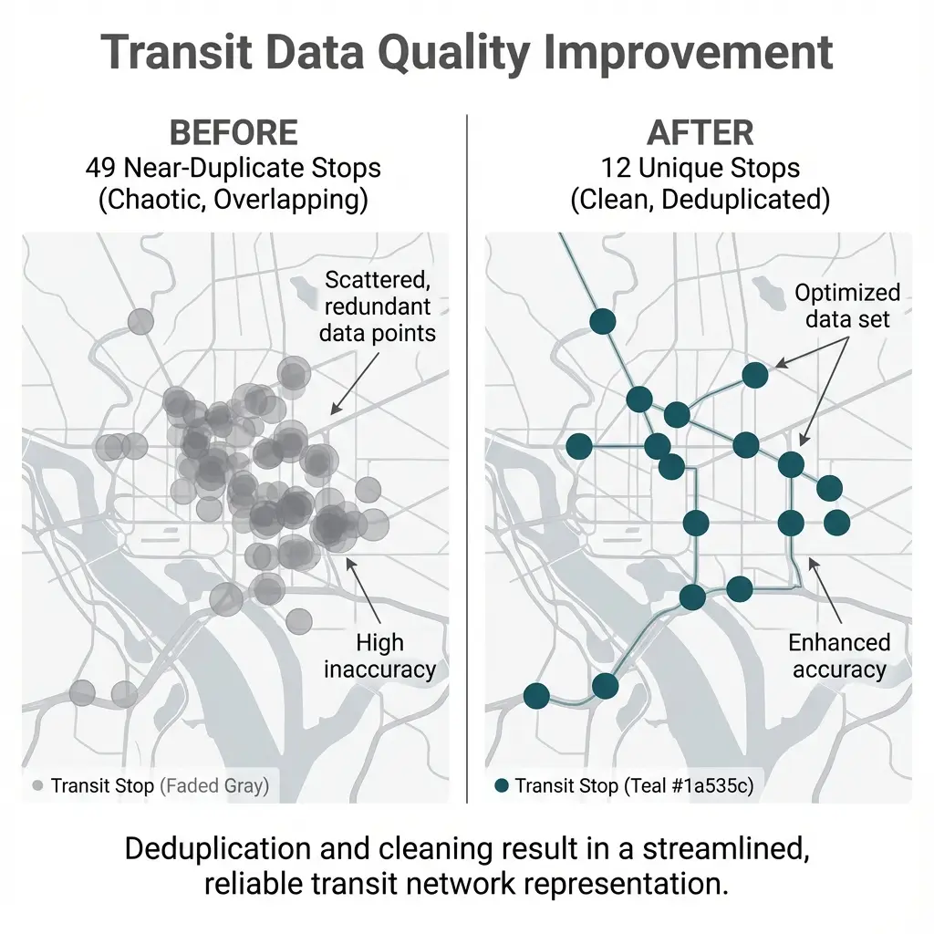 Transit Stop Count Comparison Across Data Collection Approaches