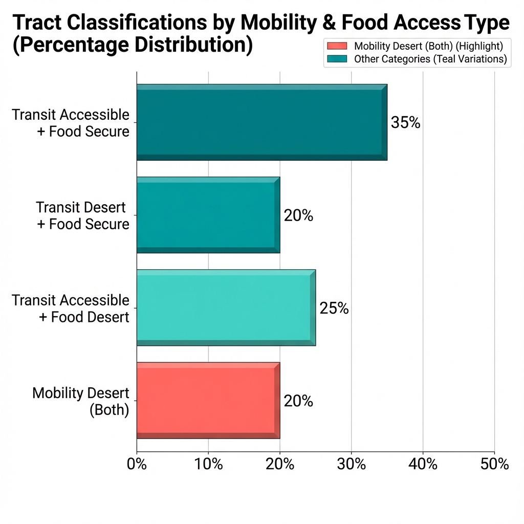 Proportion of California Census Tracts by Food Access Classification