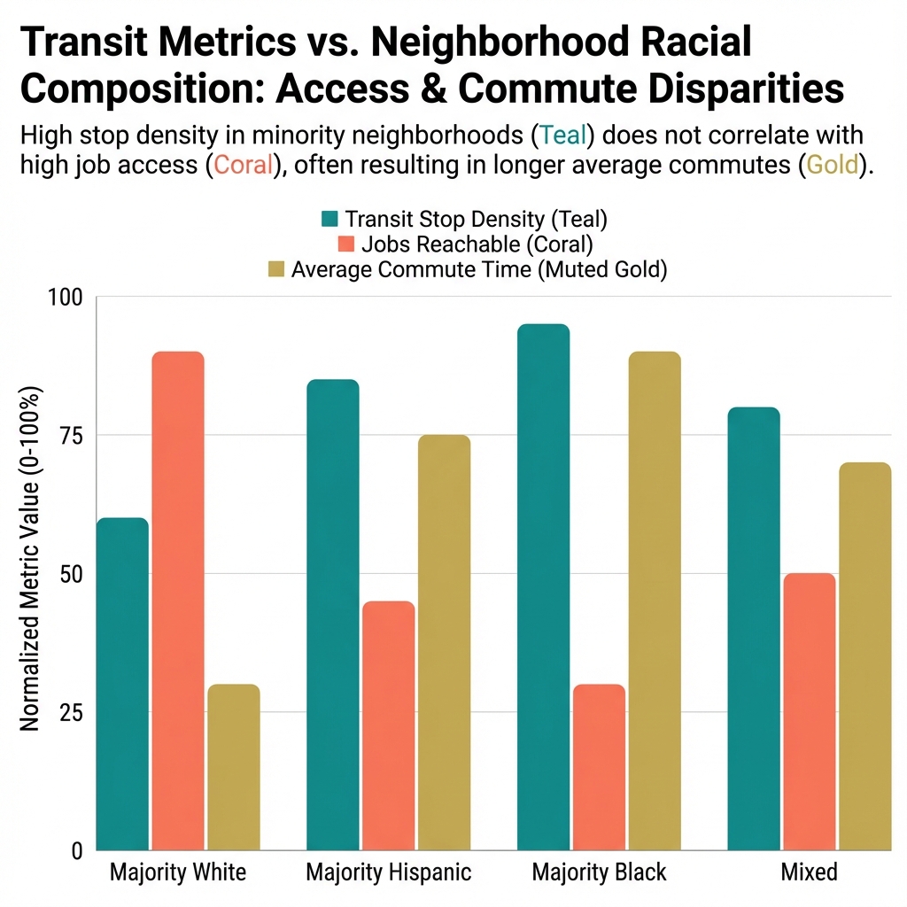Food Access Metrics: Majority-Minority vs. Majority-White Tracts