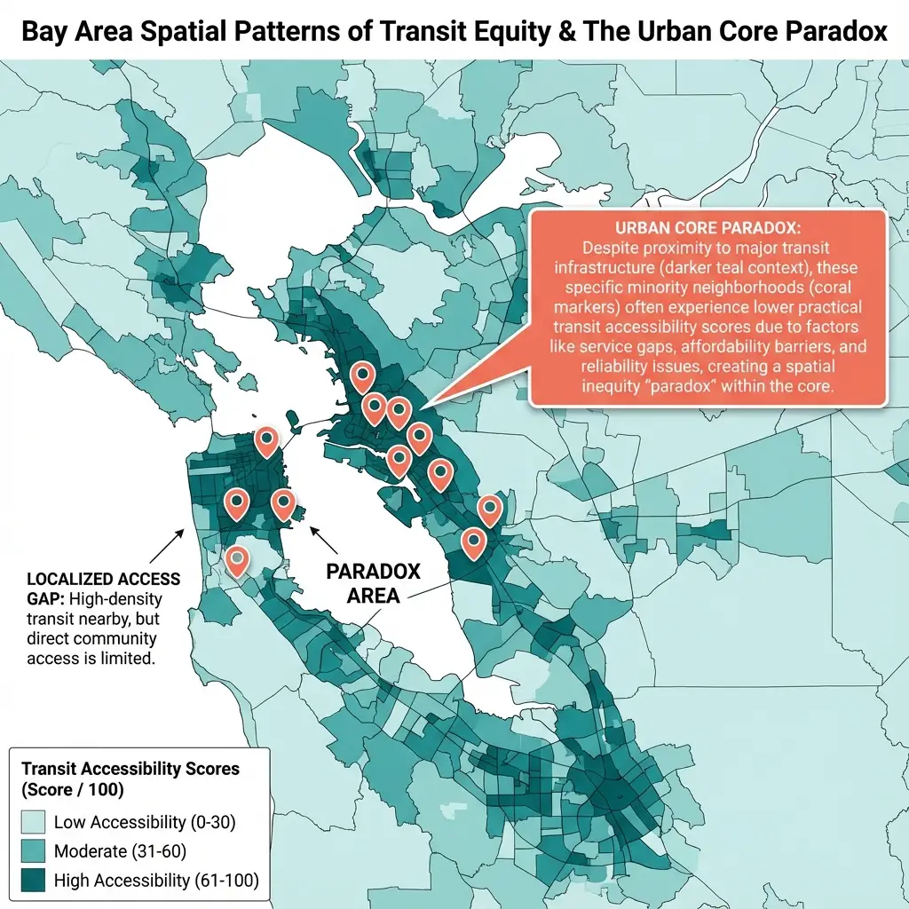 Mobility Desert Rates Across All 9 California Regions